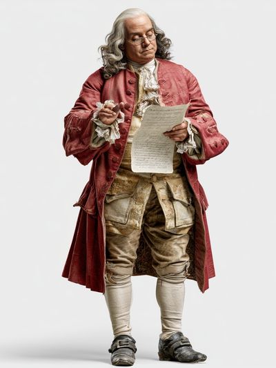 Baroque Composer Portrait Print. poster