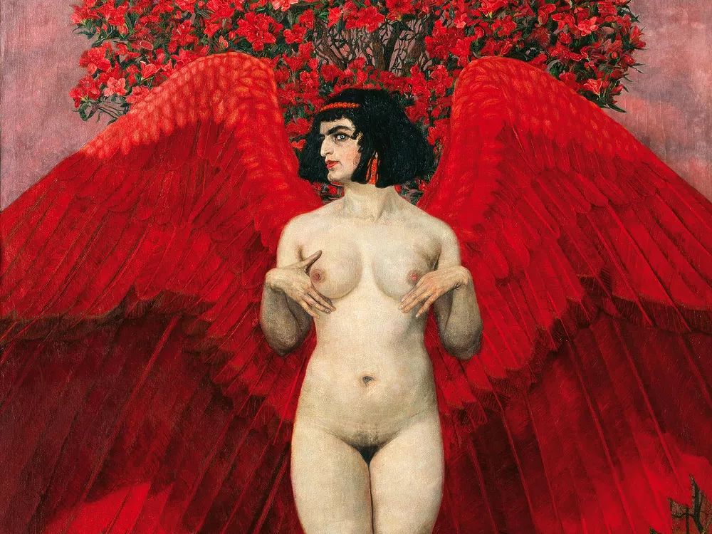 Red angel (1902) painting Karl. poster detail