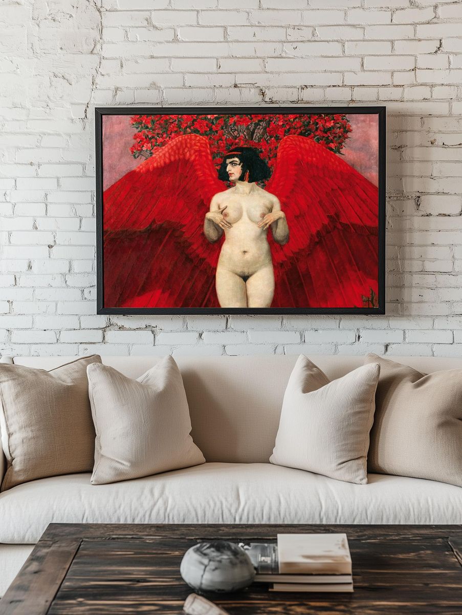 Red angel (1902) painting Karl. — room view 1
