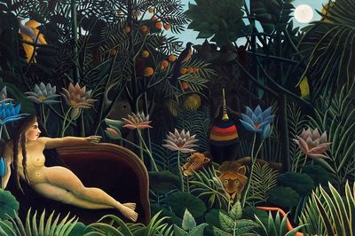 Rousseau vintage wallpaper, desktop background.