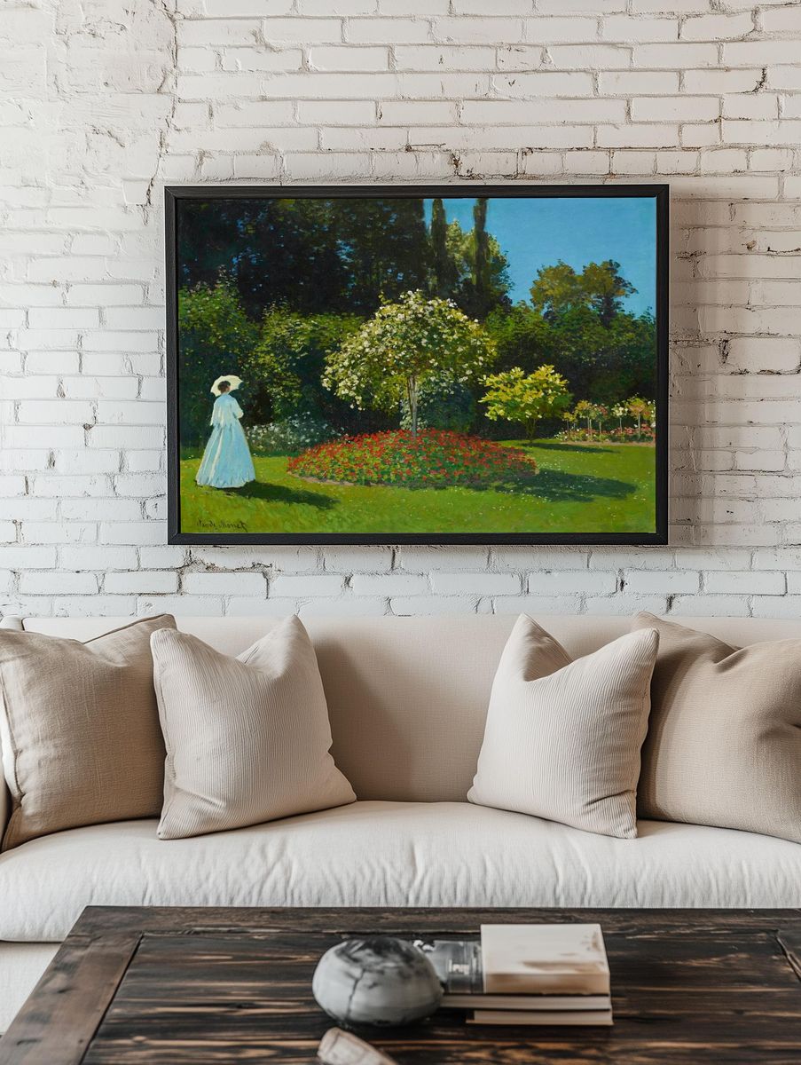 Claude Monet 's Lady garden room preview