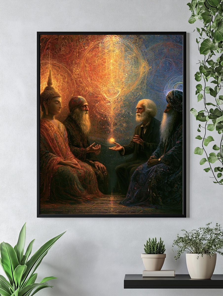 Mystic Council Surrealism Poster. — room view 4