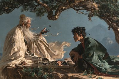 Ancient Go Masters Fine-Art Print.