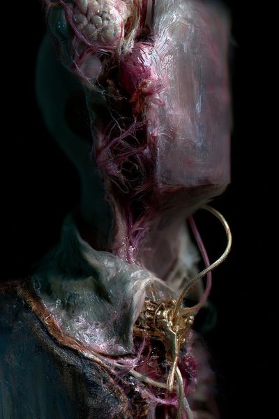 Surreal Anatomical Figure Fine-Art Print. poster print