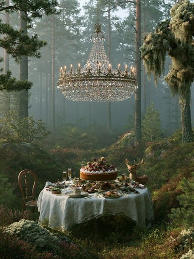 Enchanted Forest Banquet Print. poster