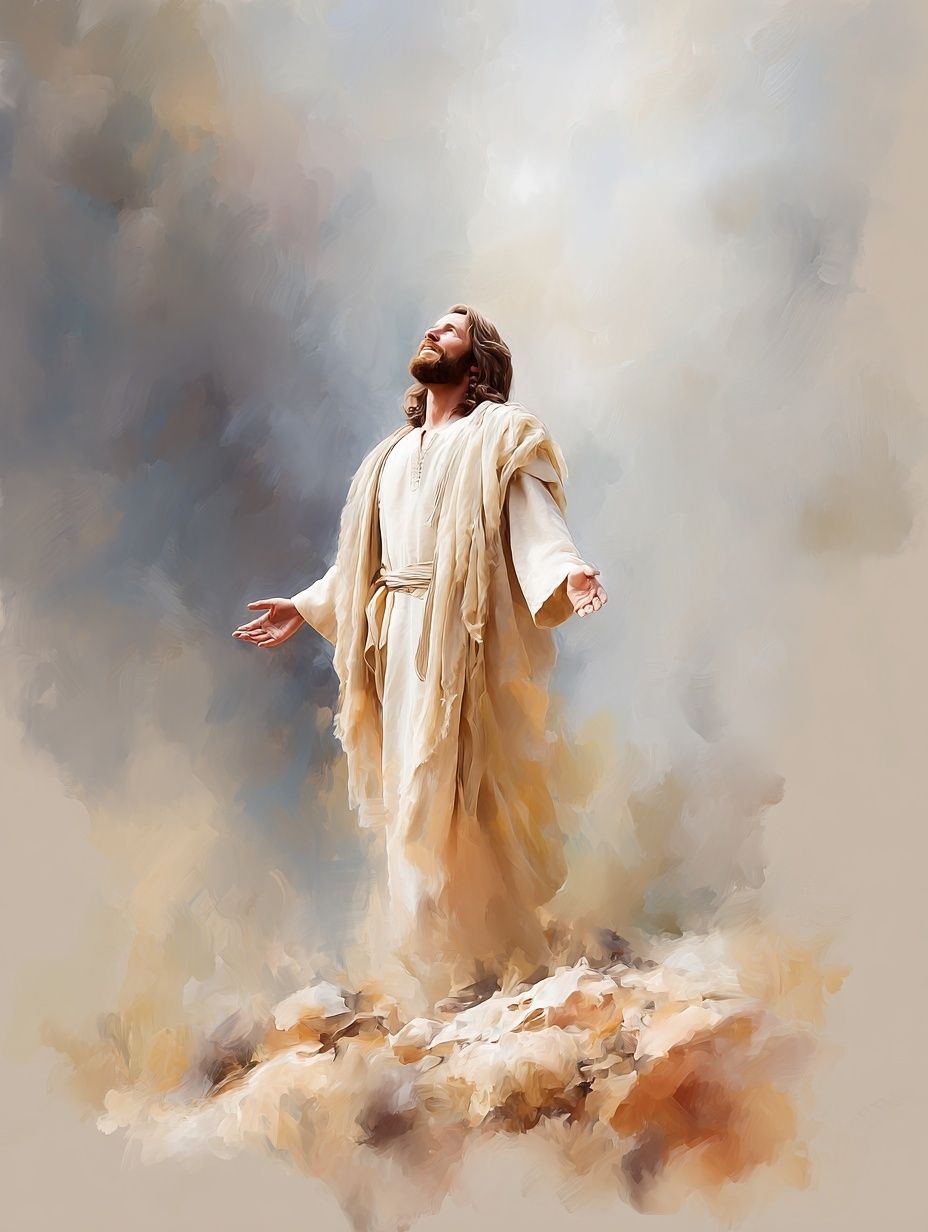 Ascended Figure Fine-Art Print. poster — fine-art art