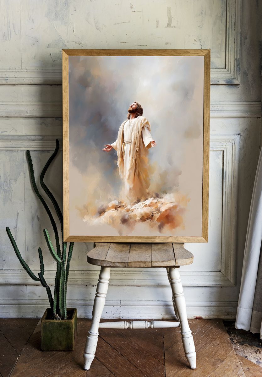Ascended Figure Fine-Art Print. — room view 1