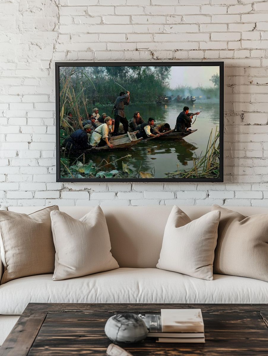 River Ambush — Fine-Art Print. room preview