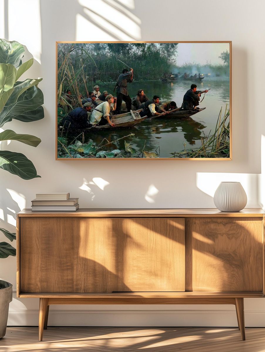 River Ambush — Fine-Art Print. — room view 3