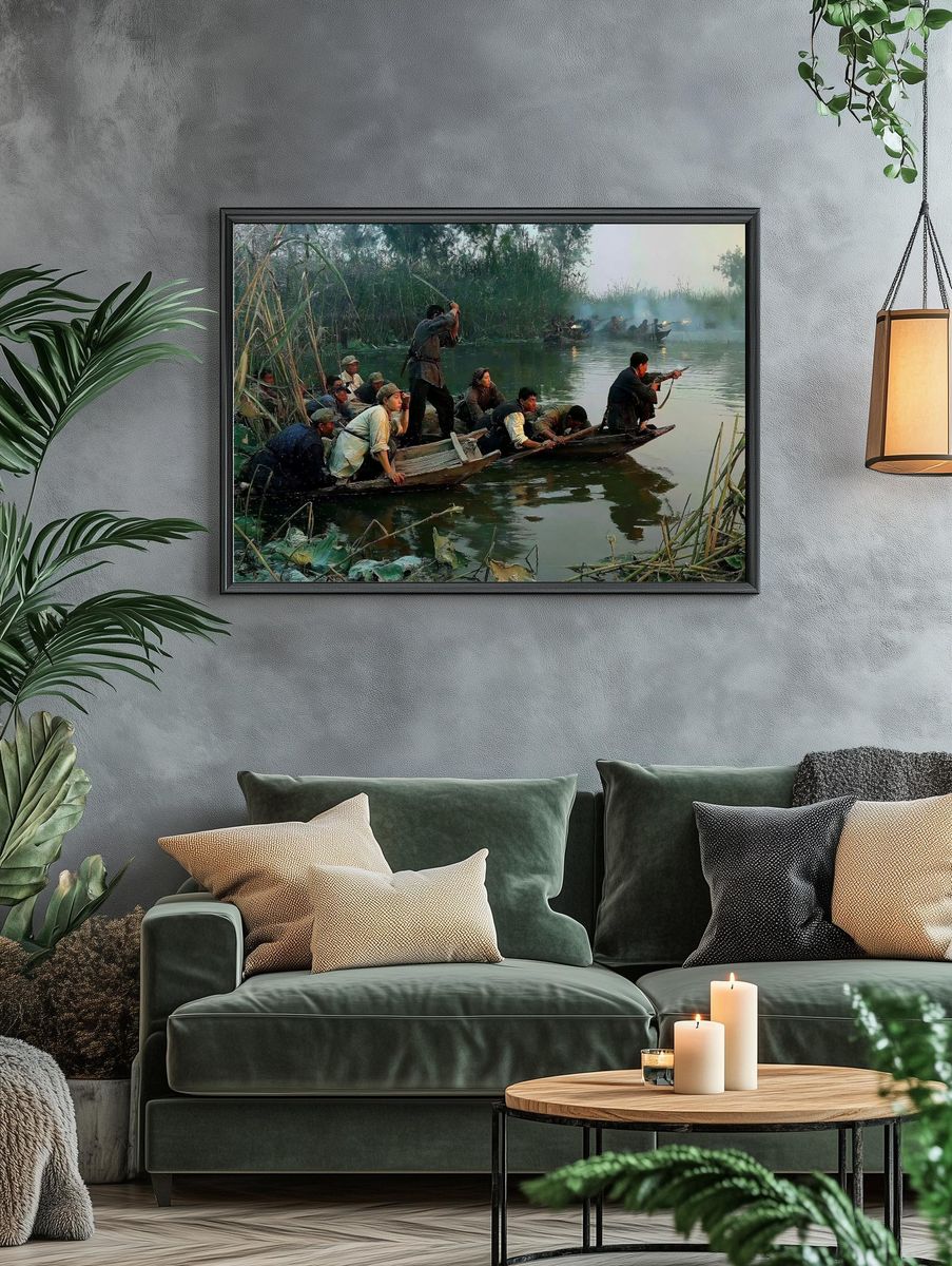 River Ambush — Fine-Art Print. — room view 4