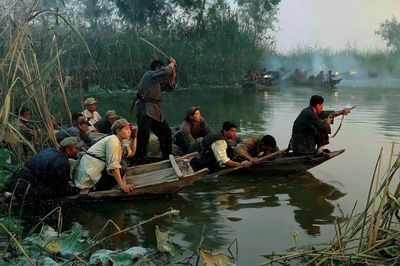 River Ambush — Fine-Art Print. poster