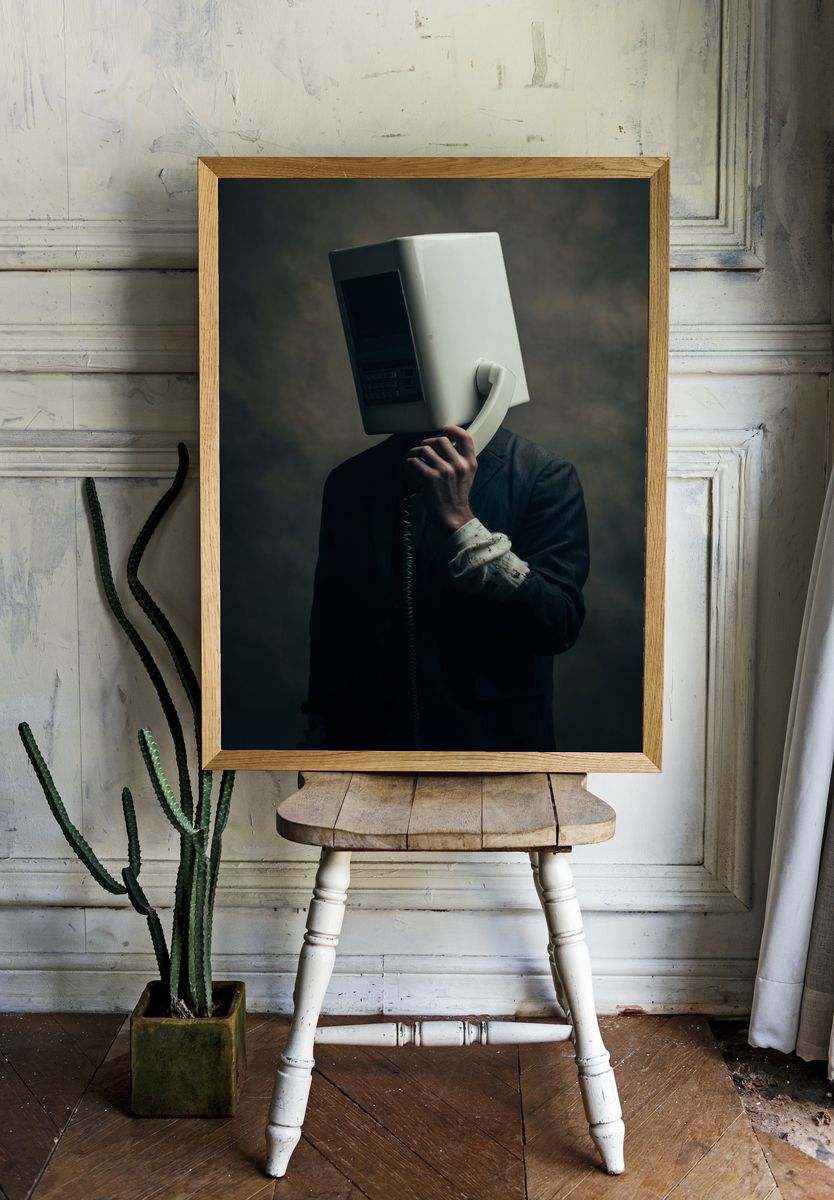 Headless Phone Portrait Print. — room view 1