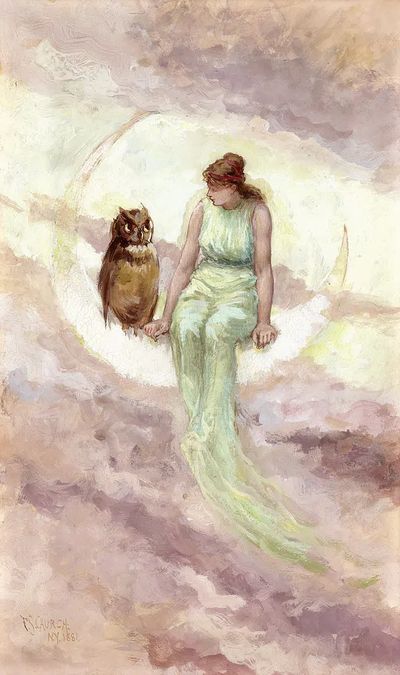 Witch's Daughter (1881) watercolor art. poster print