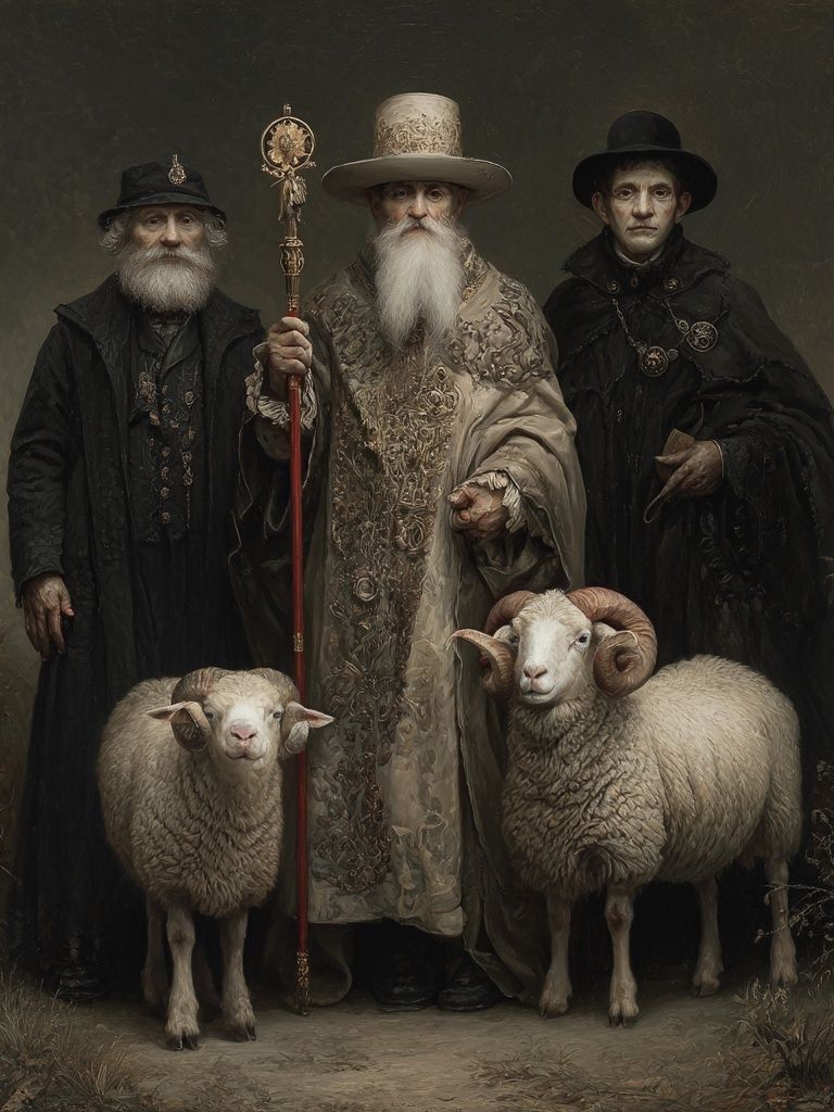 Mystic Shepherds Fine-Art Poster. poster detail