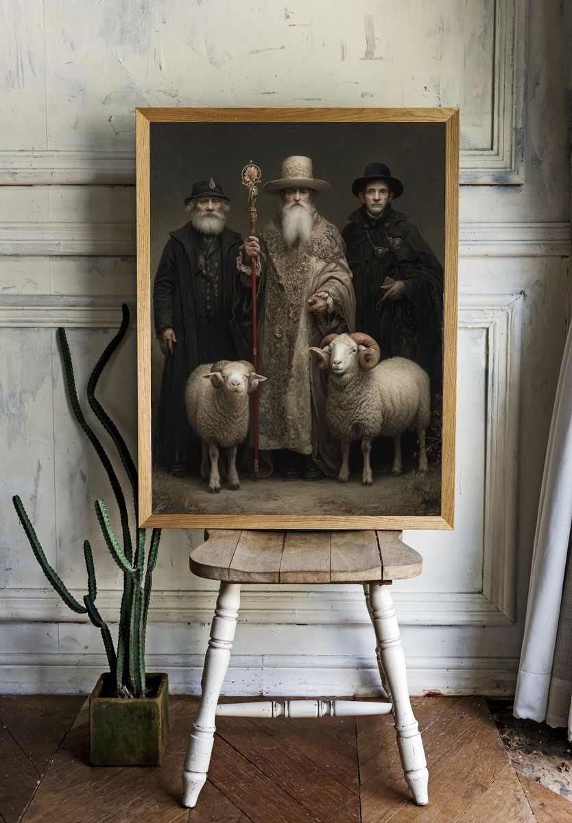 Mystic Shepherds Fine-Art Poster room preview