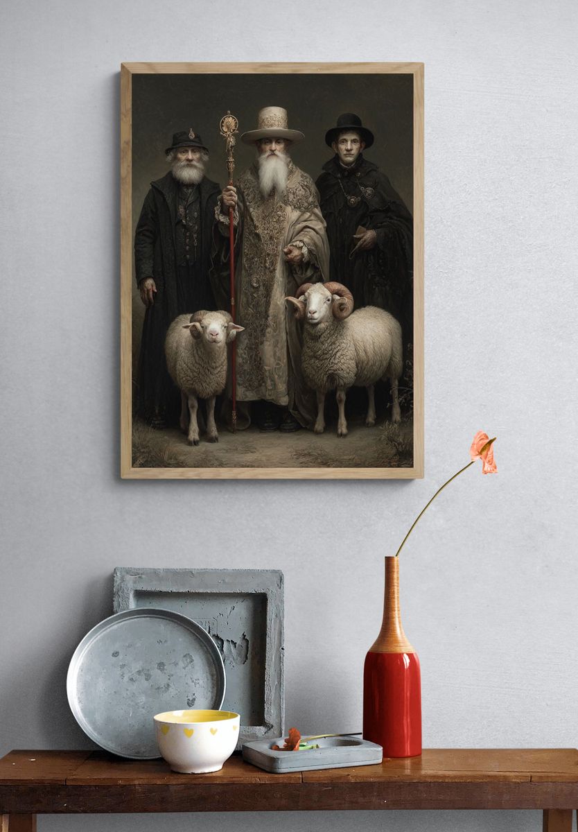 Mystic Shepherds Fine-Art Poster. — room view 3