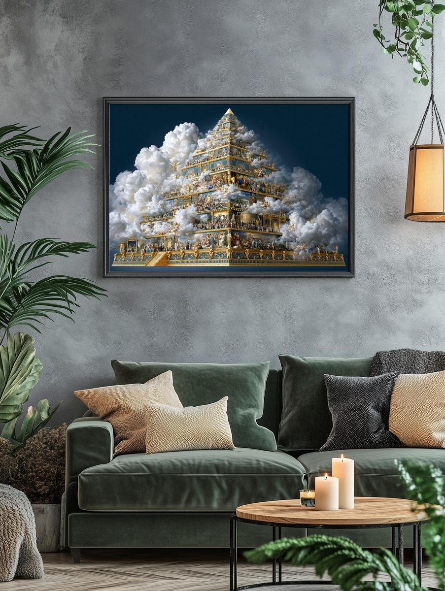 Celestial Temple Fine-Art Print. — room view 4