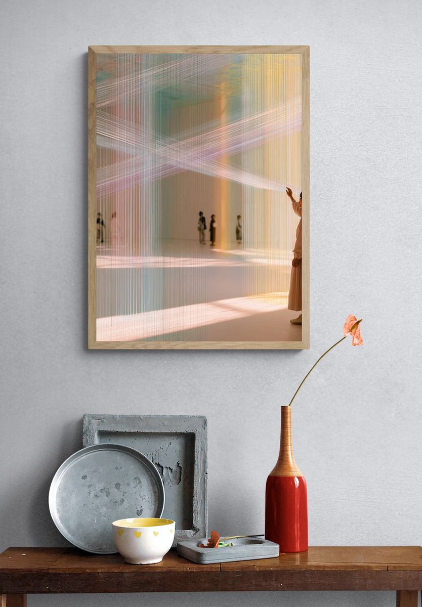 Light Threads Installation Poster. — room view 3