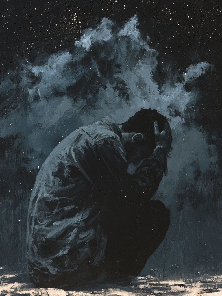 Solitude in the Storm Print. poster detail