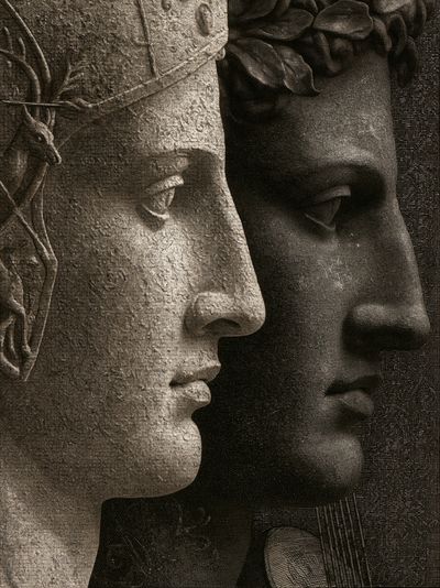 Classical Faces Fine-Art Poster. poster