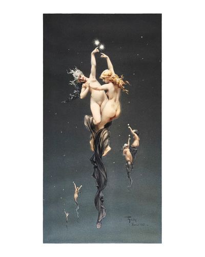 Twin Stars art print (1851–1896). poster print