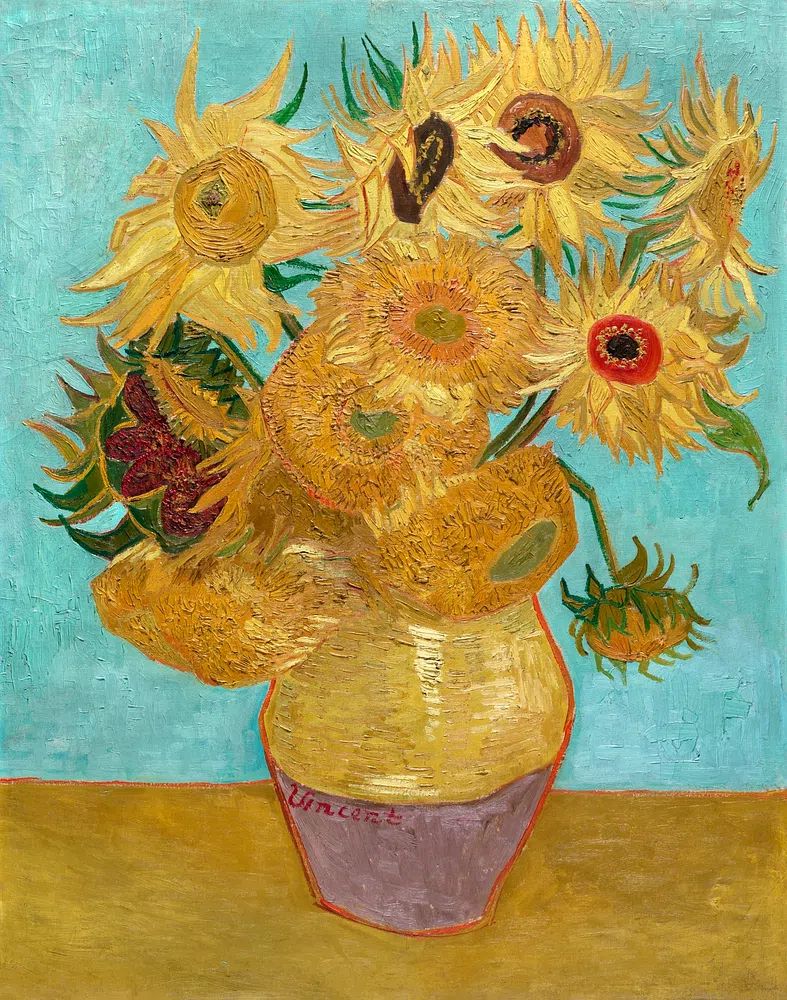 Vincent van Gogh 's Vase. poster — fine-art art