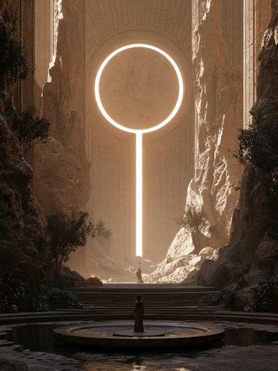 Mystic Canyon Portal Print.