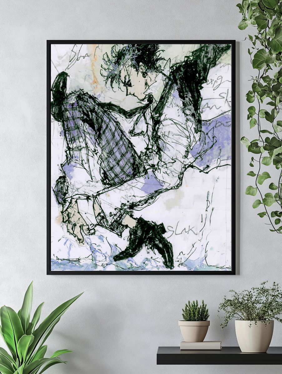 Abstract Figure Sketch Poster. — room view 4