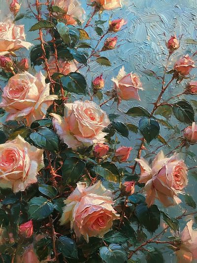 Blush Roses Fine-Art Print.