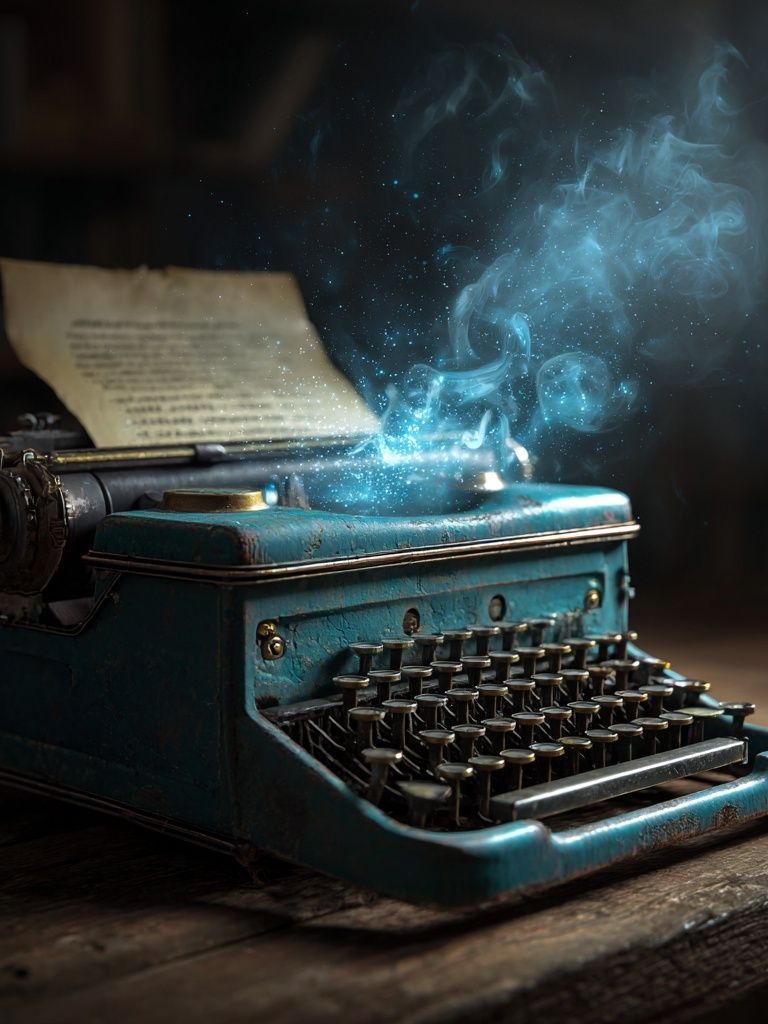 Enchanted Typewriter — Fine-Art Print. poster detail