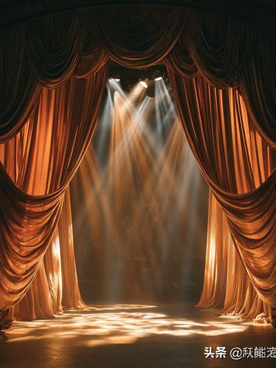 Theater Curtains Stage Poster. poster