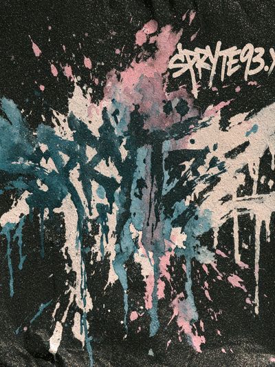 Graffiti Splash Abstract Print. poster