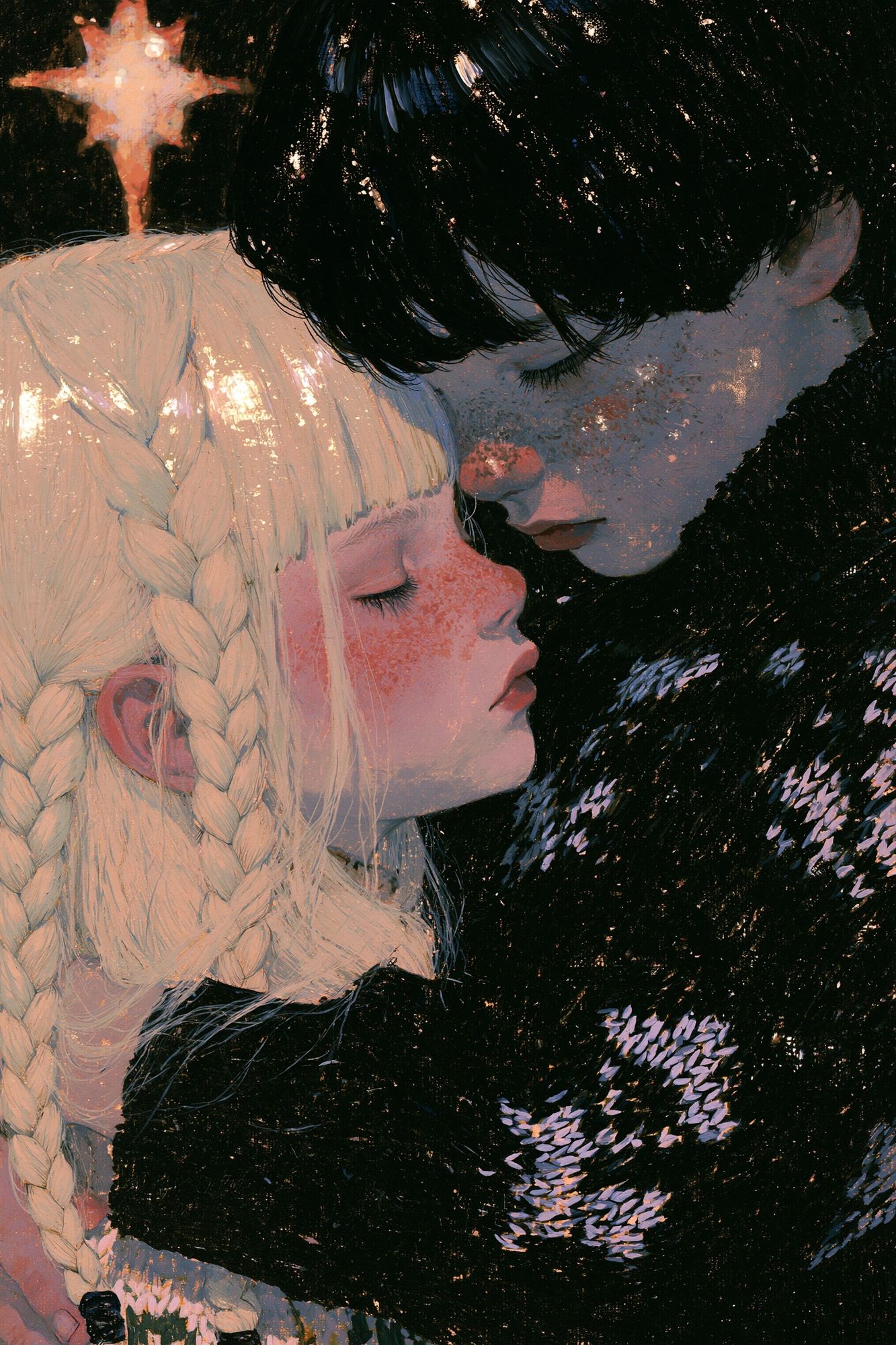 Moonlit Embrace Fine-Art Print. poster detail