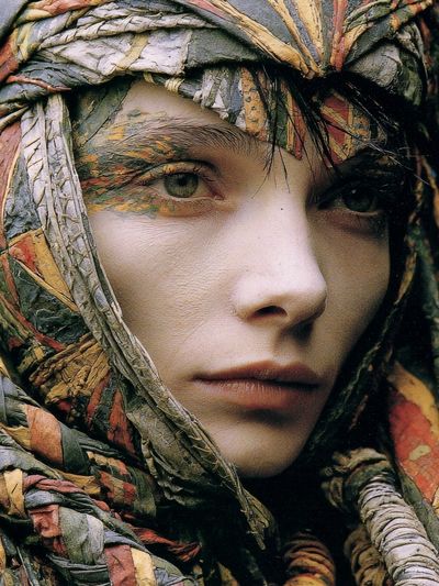 Textured Portrait Fine-Art Print. poster