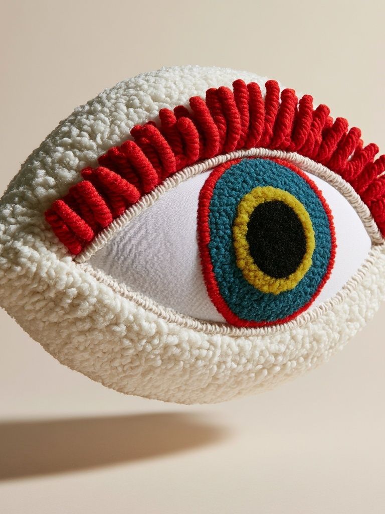 Textured Eye Sculpture Poster. poster detail