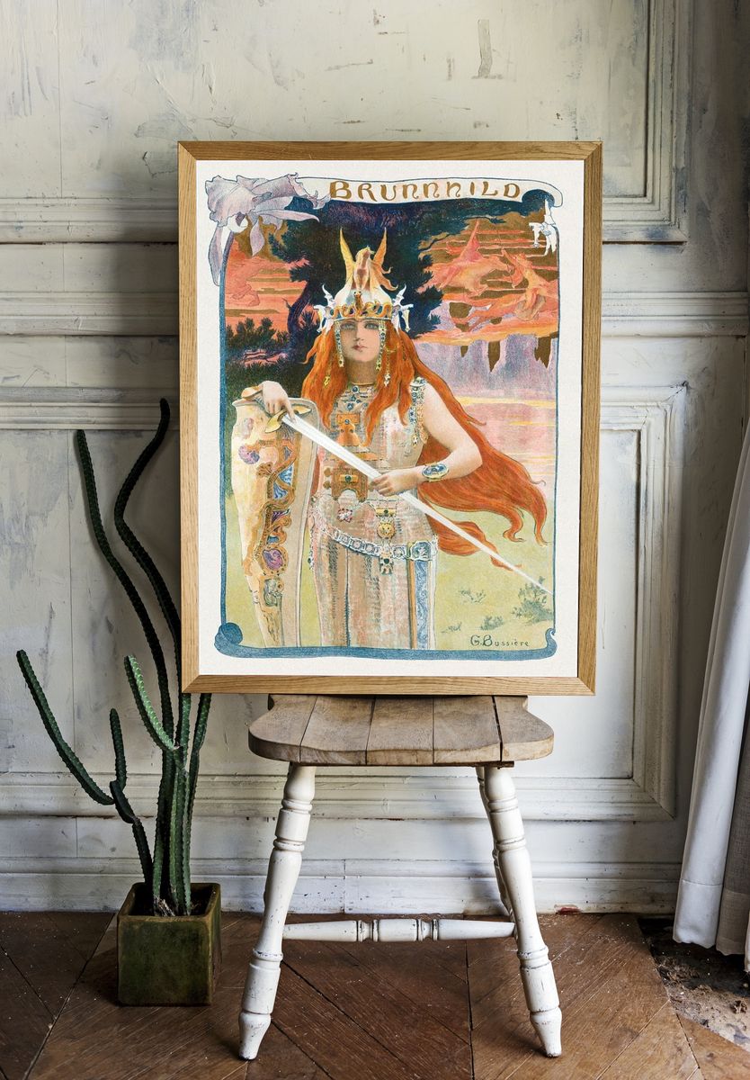 Brunnhild (1899) painting L'Estampe Moderne. room preview