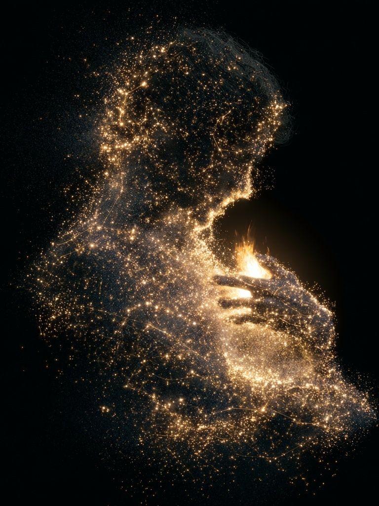 Celestial Figure Fine-Art Print. poster — fine-art art