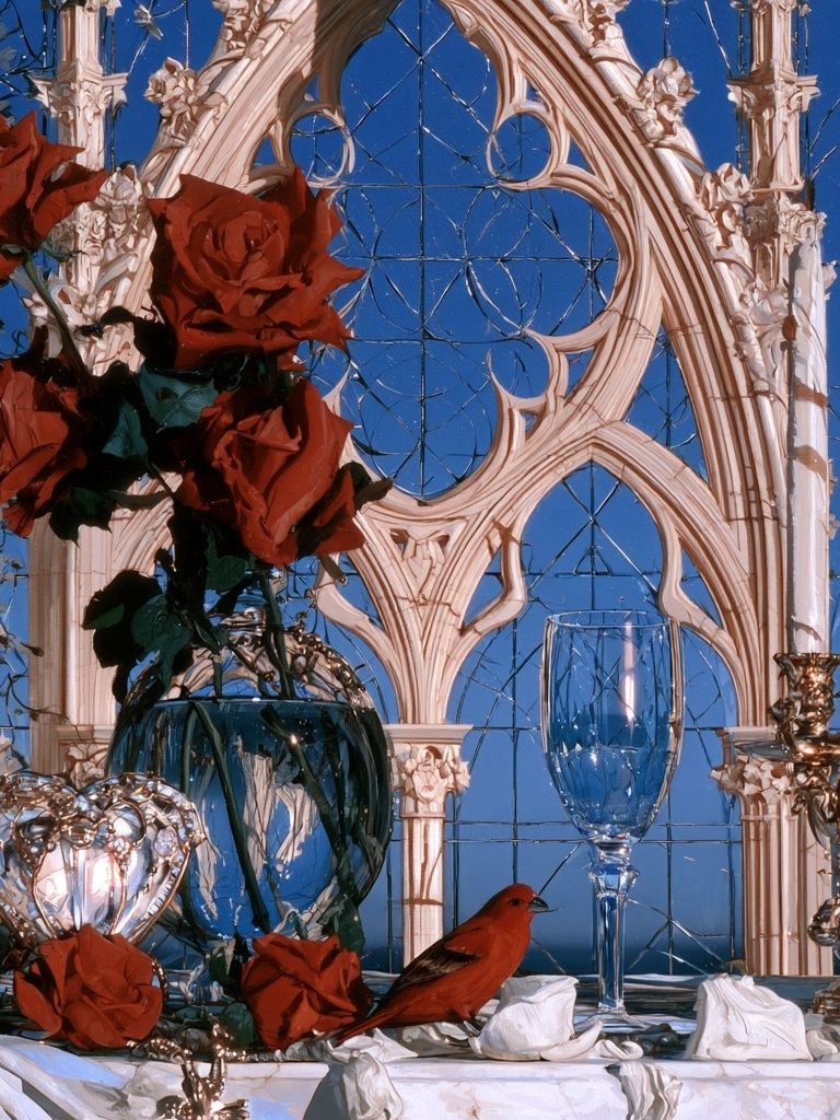 Gothic Roses Still Life Poster. poster — fine-art art