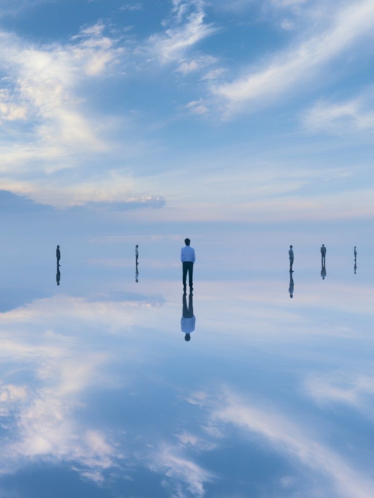 Dreamlike Sky Reflection Print. poster detail