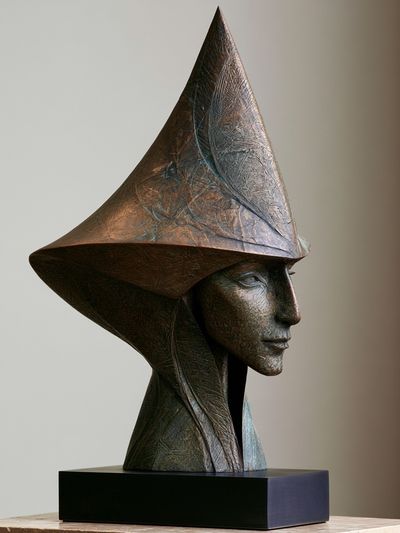 Abstract Bronze Sculpture Poster. poster print
