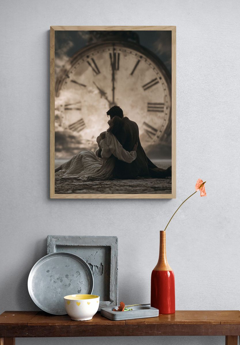 Eternal Lovers Surrealism Poster. — room view 3