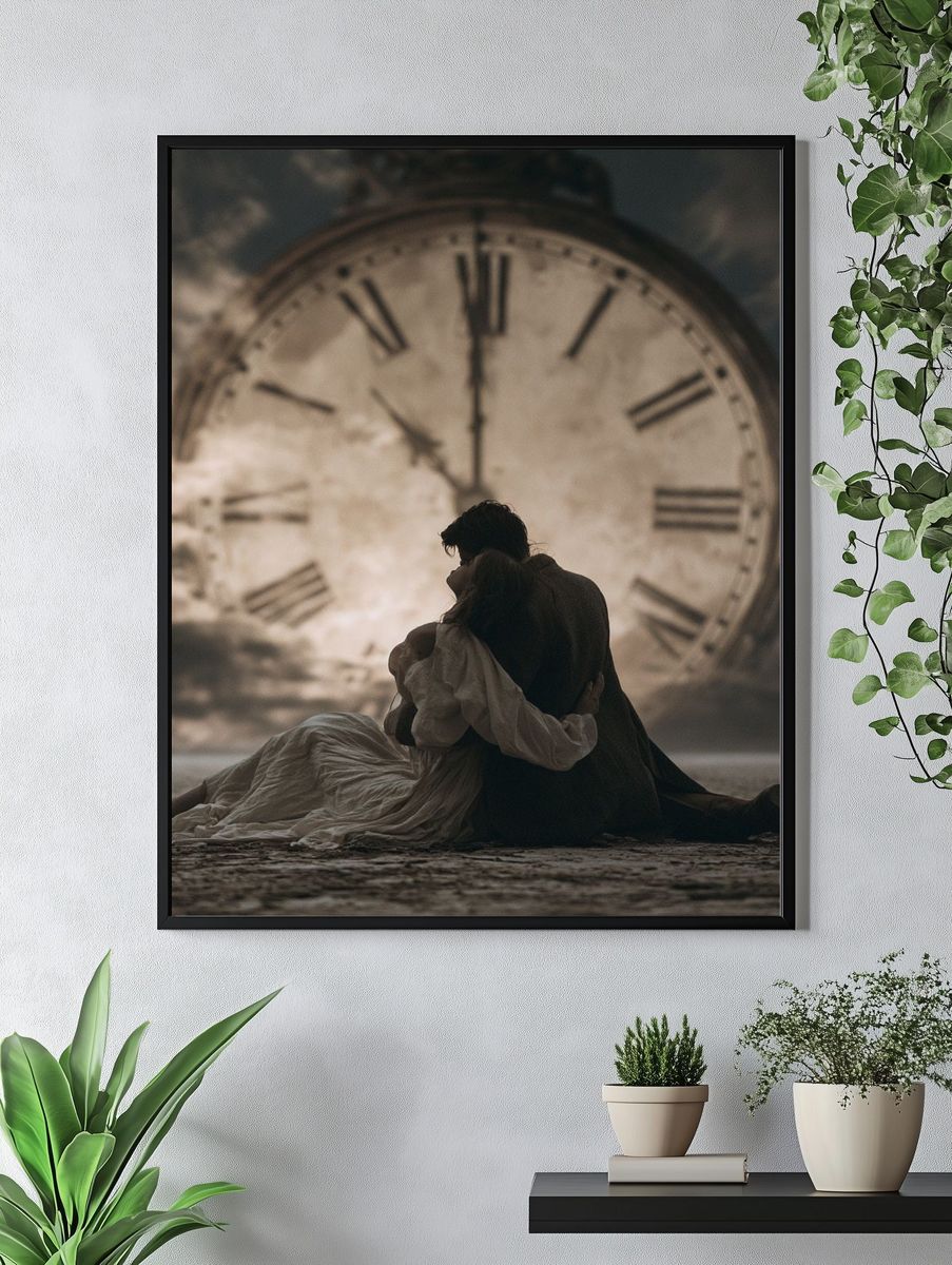 Eternal Lovers Surrealism Poster. — room view 4