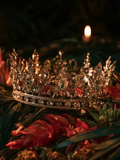 Jeweled Crown Still Life Poster. poster