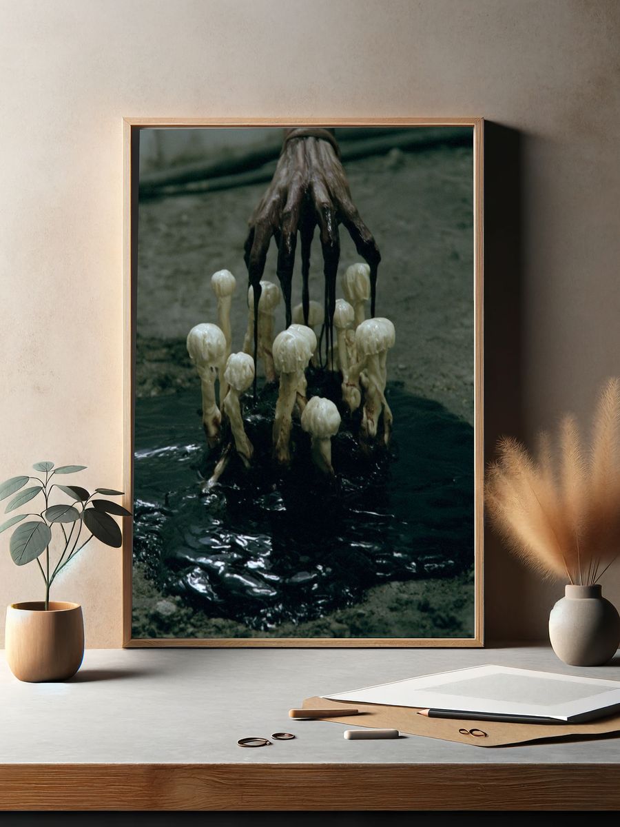 Dark Mushroom Ritual Poster. — room view 2