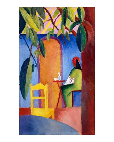 Colorful Interior Scene Poster. poster print