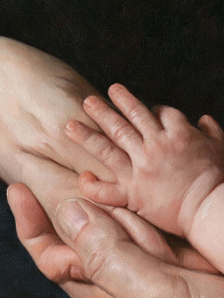 Tender Hands Fine-Art Print. poster — fine-art art
