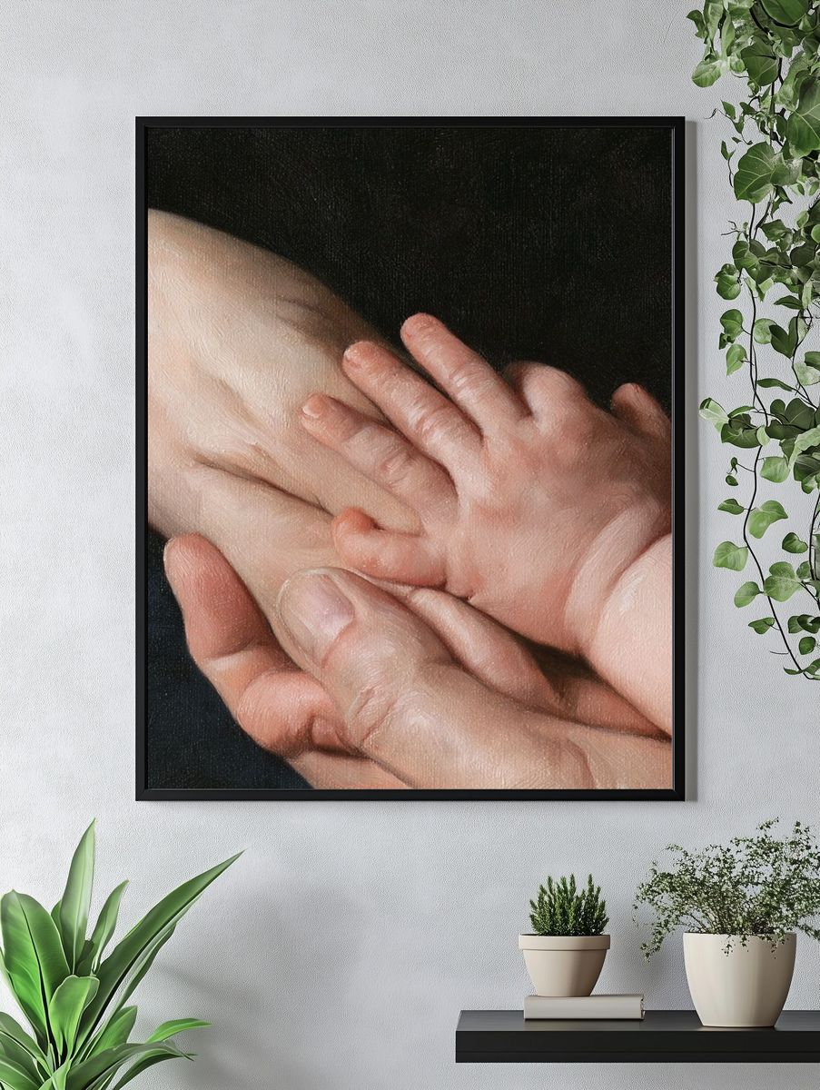 Tender Hands Fine-Art Print. — room view 4