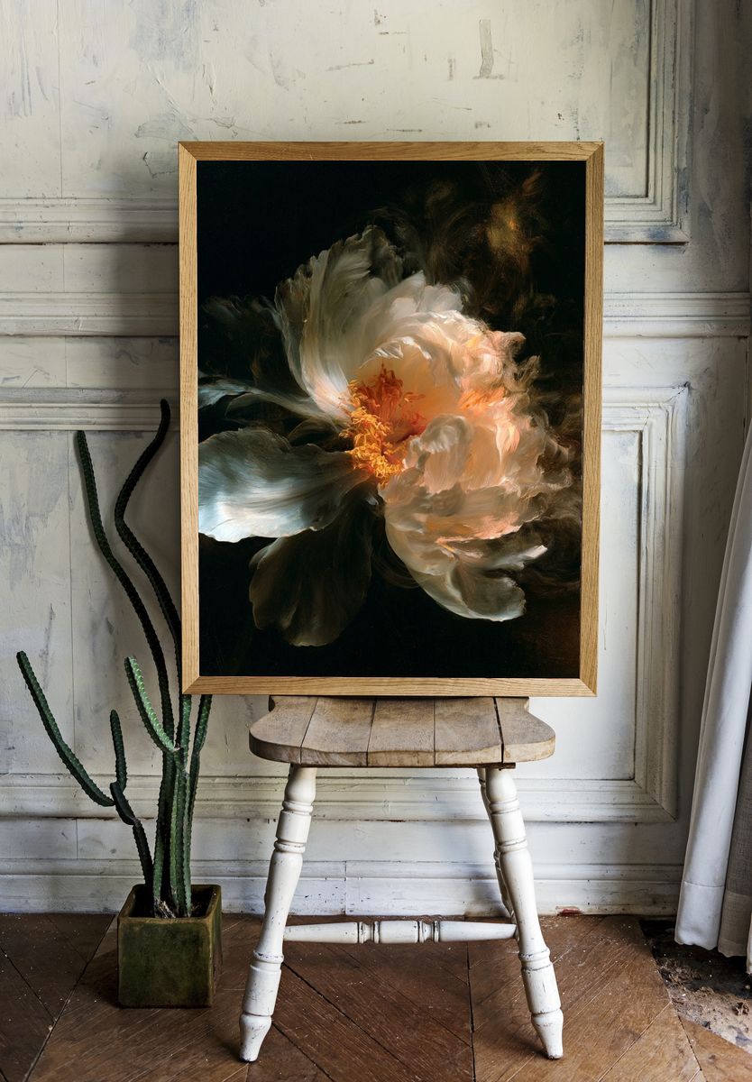 Abstract Bloom Fine-Art Print. — room view 1