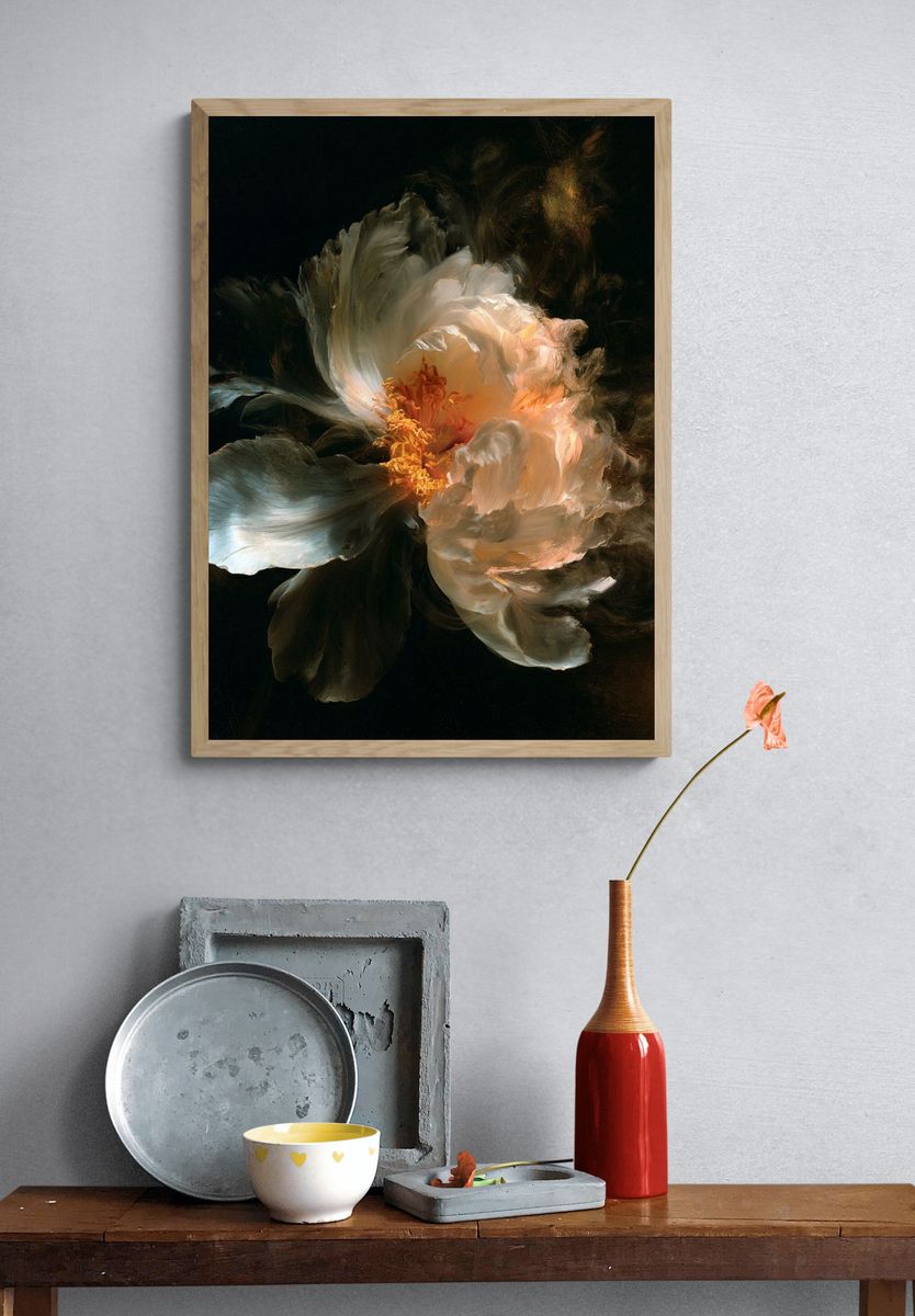 Abstract Bloom Fine-Art Print. — room view 3