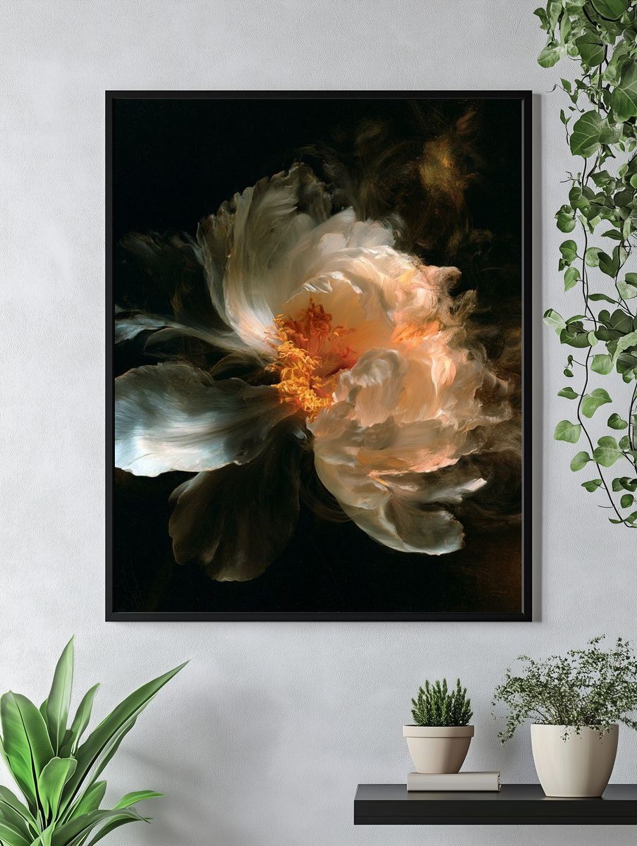 Abstract Bloom Fine-Art Print. — room view 4